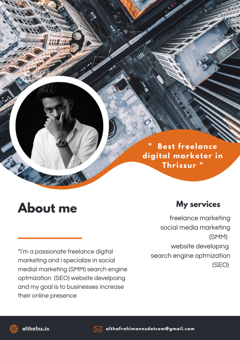 best freelance digital marketer in Thrissur